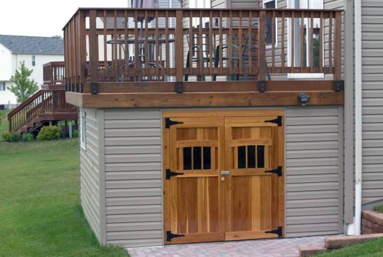 How to Build an Under Deck Storage Shed Outdoor Storage Options
