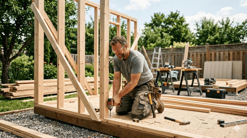 How to Build Shed Walls Without Losing Your Mind