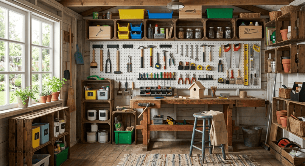 Creative Shed Interior Ideas on a Budget