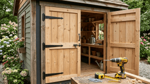 How to Make a Double Door for a Shed