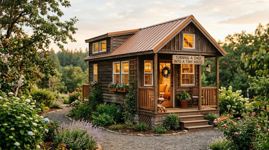 Turning a Shed into a Tiny House
